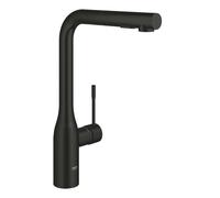 Grohe Essence New - Grifo para lavabo con ducha extraíble, negro mate 302702430