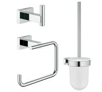 Grohe Essentials Cube - Conjunto de accesorios, cromo 40757001