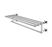 GROHE Portatoallas Essentials Cube – Toallero múltiple 600 mm, fijación empotrada, cromo (40512001)
