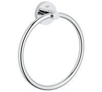Grohe Essentials - Toallero de argolla empotrado, Metal, Ref. 40365001