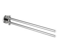Grohe Essentials - Toallero doble gitatorio Redondo 439 mm (Ref. 40371001)