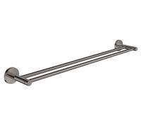 Grohe Essentials - Toallero doble, grafito oscuro 40802A01