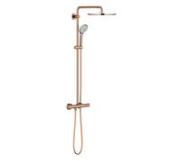 Grohe Euphoria conjunto de ducha a pared con termostato con rociador con efecto lluvia Warm Sunset 26075DA0
