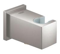 Grohe Euphoria Cube - Codo de ducha con soporte, supersteel 26370DC0