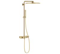 Grohe Euphoria SmartControl - Conjunto de ducha Cube 310 Duo con termostato, 2 chorros, Cool Sunrise 26508GL0