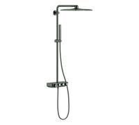 Grohe Euphoria SmartControl System 310 Cube Duo sistema de ducha con mezclador termostático, montado en la pared, 26508AL0, Color: grafito duro cepillado