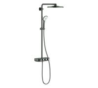 Grohe Euphoria SmartControl System 310 Duo, sistema de ducha con mezclador termostático, montado en la pared, cromado, 26507AL0, Color: grafito duro cepillado
