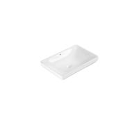Grohe Euro Ceramic - Lavabo sobre encimera 60x40 cm, con rebosadero, sin orificio para grifería, blanco alpino 102434SH00