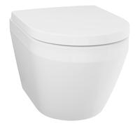 Grohe Euro Ceramic - Inodoro suspendido con asiento Softclose, rimless, Triple Vortex, blanco alpino 102509SH00