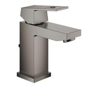 Grohe Eurocube - Grifo de lavabo, con desagüe, Hard Graphite cepillado 23127AL0