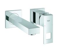 GROHE Grifo lavabo empotrado Eurocube 19895000 StarLight Chrome cromado 2 orificios 171 mm
