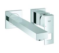 Grohe Eurocube Mezclador de lavabo de 2 agujeros, instalación oculta, proyección 231mm, 23447000, Color: cromado
