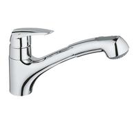 Grohe Eurodisc - Grifo monomando de fregadero, cromo 32257001
