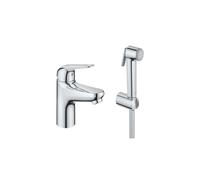 Grohe Euroeco - Grifo de lavabo con ducha de bidé, cromo 24264001