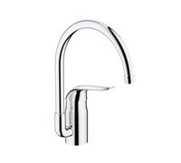 GROHE Grifo monomando para fregadero Euroeco Special 32786000 cromo StarLight orientable 223 mm