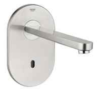 Grohe Eurosmart Cosmopolitan E - Grifo empotrado automático de lavabo, acero inoxidable cepillado 36334SD0