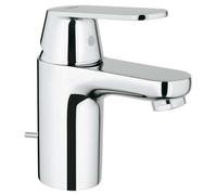 Grohe Eurosmart Cosmopolitan mezclador monomando de lavabo, tamaño S, proyección de 92 mm, juego de desagüe, EcoMode, 2337700E