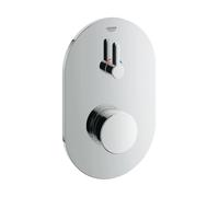 GROHE Grifo de ducha empotrado Eurosmart Cosmopolitan 36321000 StarLight Chrome, cierre automático
