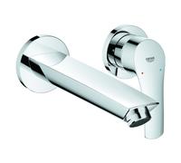 Grohe Eurosmart Mezclador de lavabo de 2 orificios, instalación oculta, proyección 209mm, sin juego de desagüe, 29338003, Color: cromado