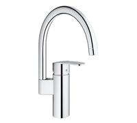 Grohe Eurostyle Cosmopolitan - Grifo monomando de fregadero con caño alto, cromo 30221002