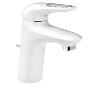 GROHE Grifo monomando para lavabo Eurostyle 23374LS3 EcoMode 110 mm tamaño S Blanco Luna/Cromo