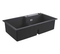 Grohe - Fregadero compuesto K500 con desagüe automático, 86x50 cm, negro granito 31649AP0