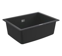 Grohe - Fregadero compuesto K700 con desagüe, 61x46 cm, negro granito 31655AP0
