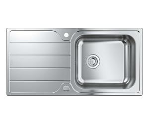Grohe - Fregadero K500 con drenaje automático, 100x50 cm, acero inoxidable cepillado 31563SD1