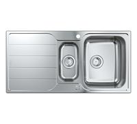 Grohe - Fregadero K500 con drenaje automático, 100x50 cm, acero inoxidable cepillado 31572SD1