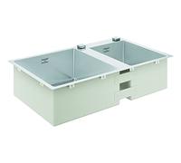 GROHE Fregadero K700, 860x500 mm, Acero inoxidable, 31855SD0, Acabado satinado, Sobre encimera o a ras