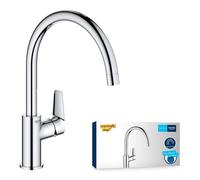 Grohe Grifo monomando de cocina Start edge caño alto cromado