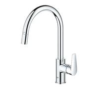 Grohe Start Edge - Grifo de fregadero con caño extraíble, cromo 30551000