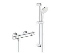 Grohe, Grohtherm 800 Conjunto de ducha con termostato de ducha 1/2″, Cromo, 34565001