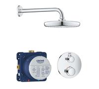 Grohe Grohtherm - Conjunto de ducha Tempesta 210 con termostato empotrado, cromo 34726000