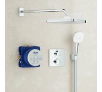 Grohe Grohtherm Conjunto empotrado con ducha mural Tempesta 250 Cube Chrome, 348
