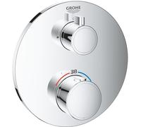 Grohe Grohtherm grifo para ducha empotrado con termostato StarLight Chrome 24075000