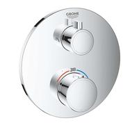 GROHE Grifo termostático empotrado Grohtherm bañera/ducha 2 salidas StarLight cromo 24076000