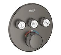 GROHE Grohtherm SmartControl 29121AL0 - Sistema de ducha y ducha (termostato con 3 válvulas de cierre, cepillado duro)