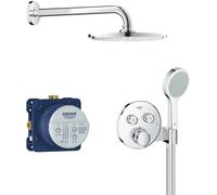 Grohe Grohtherm SmartControl conjunto bañera/ducha empotrado con termostato con rociador con efecto lluvia cromo 34743000