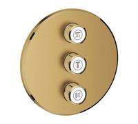 Grohe Grohtherm SmartControl - Grifo empotrado para tres aparatos, Cool Sunrise cepillado 29122GN0
