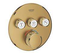 Grohe Grohtherm SmartControl - Grifo empotrado termostático de ducha, 3 válvulas, Cool Sunrise cepillado 29121GN0