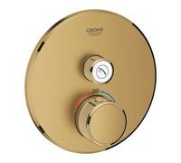 Grohe Grohtherm SmartControl - Grifo empotrado termostático de ducha con 1 válvula, Cool Sunrise cepillado 29118GN0