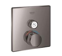 Grohe Grohtherm SmartControl - Grifo empotrado termostático de ducha con 1 válvula, Hard Graphite 29123A00