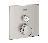 Grohe Grohtherm SmartControl - Grifo empotrado termostático de ducha con 1 válvula, supersteel 29123DC0