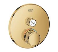 Grohe Grohtherm SmartControl - Grifo empotrado termostático de ducha con una válvula, Cool Sunrise 29118GL0