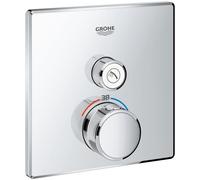 Grohe Grohtherm SmartControl grifo para ducha empotrado con termostato StarLight Chrome 29123000