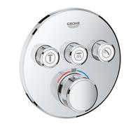 Grohe Grohtherm SmartControl grifo de bañera y ducha empotrado con termostato StarLight Chrome 29121000