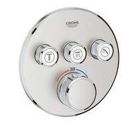 Grohe Grohtherm SmartControl - Grifo termostático de ducha empotrado, 3 válvulas, supersteel 29121DC0