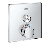 GROHE Grifo de ducha empotrado Grohtherm SmartControl con termostato StarLight Chrome 29123000