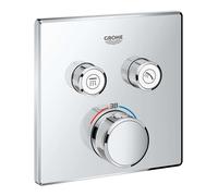 Grohe Grohtherm SmartControl - Grifo termostático empotrado, con 2 válvulas, cromo 29124000